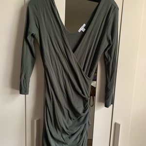Standard James Perse army green dress size 2